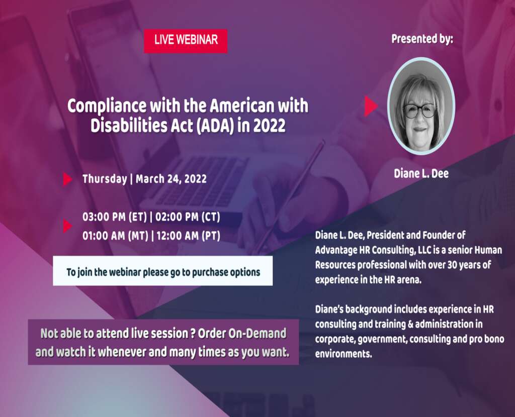 Compliance with the American with Disabilities